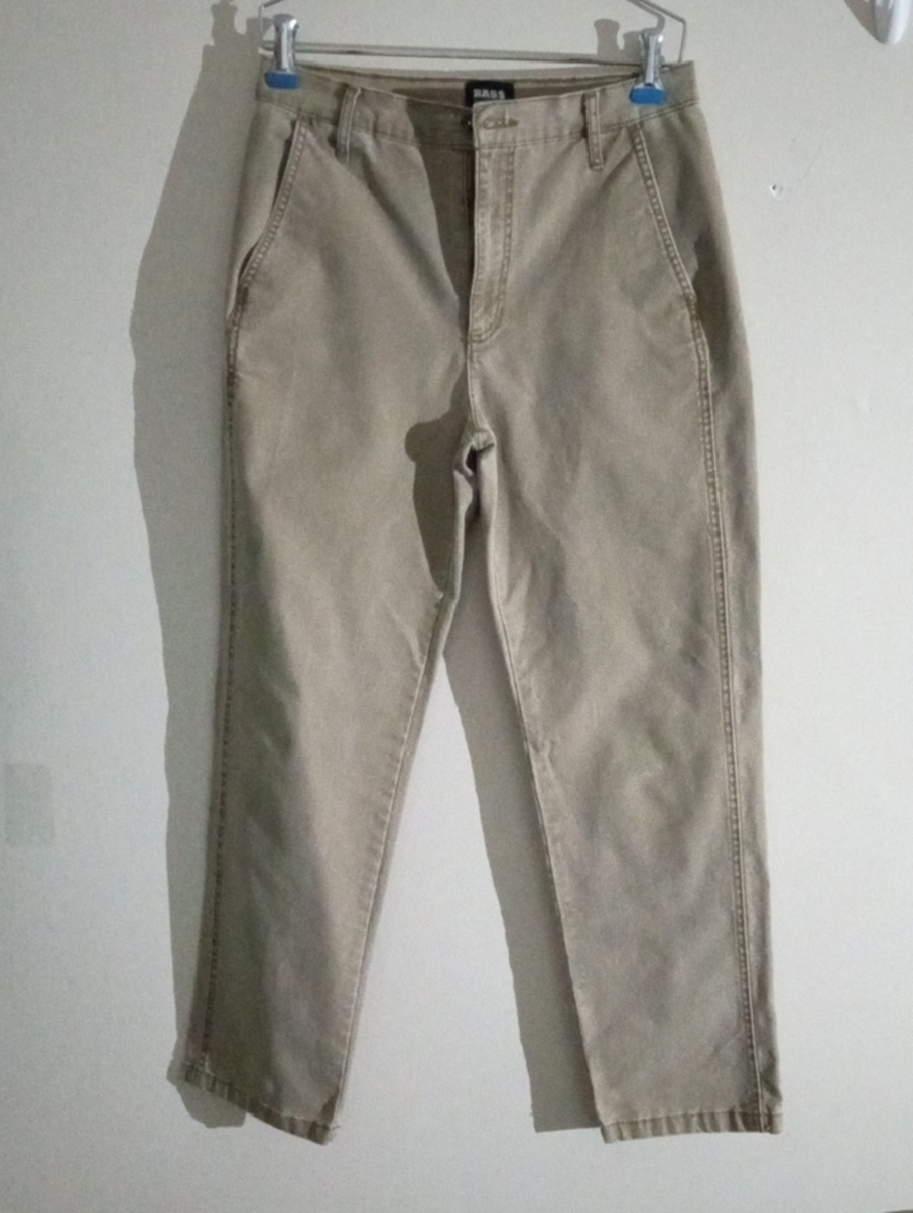 Bass Outdoor Women's Light Tan Chino Pants - Classic Straight Fit Size 6